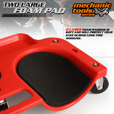 Durable Rolling Knee Creeper w/Tool Tray <br>Dimensions: 20 x 10 x 3.5 inches