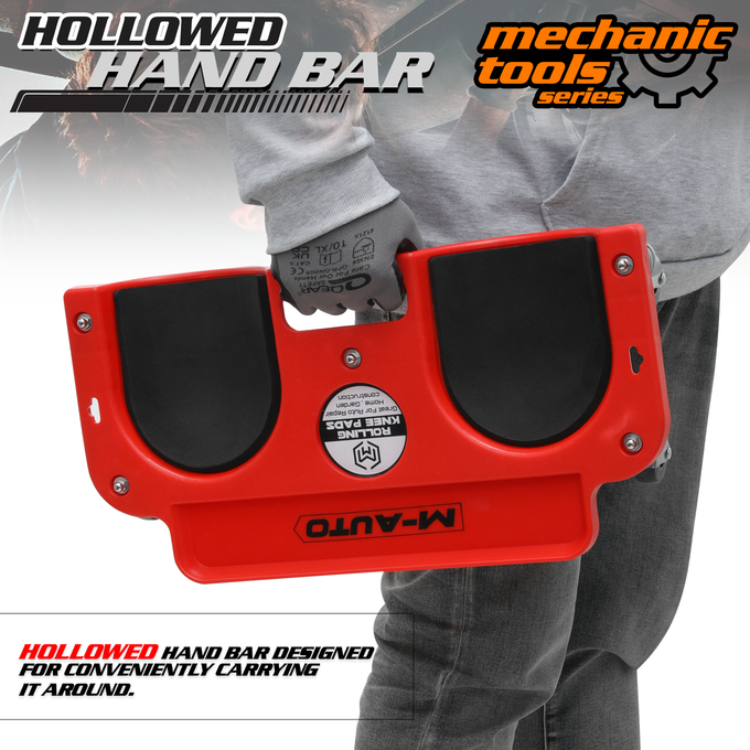 Durable Rolling Knee Creeper w/Tool Tray <br>Dimensions: 20 x 10 x 3.5 inches