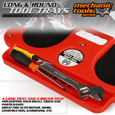 Durable Rolling Knee Creeper w/Tool Tray <br>Dimensions: 20 x 10 x 3.5 inches