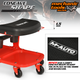 Rolling Shop Mechanic Creeper/Shop Stool <br>Dimensions: 6.5 x 14.5 x 17.5 in.