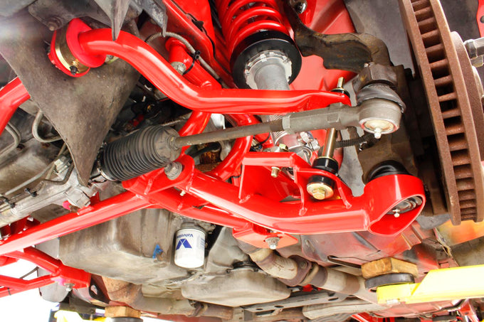 Adjustable Lower A-Arms Poly/Rod End Combo <br> 93-02 Chevy Camaro, Pontiac Firebird
