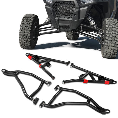 Pair of Front Upper & Lower A-Arms <br> 14-23 Polaris RZR XP 1000, Turbo, 4 XP 1000, Turbo