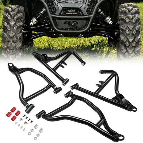 Pair Front Upper + Lower Control A-Arms <br>17-18 Polaris RZR 4 900