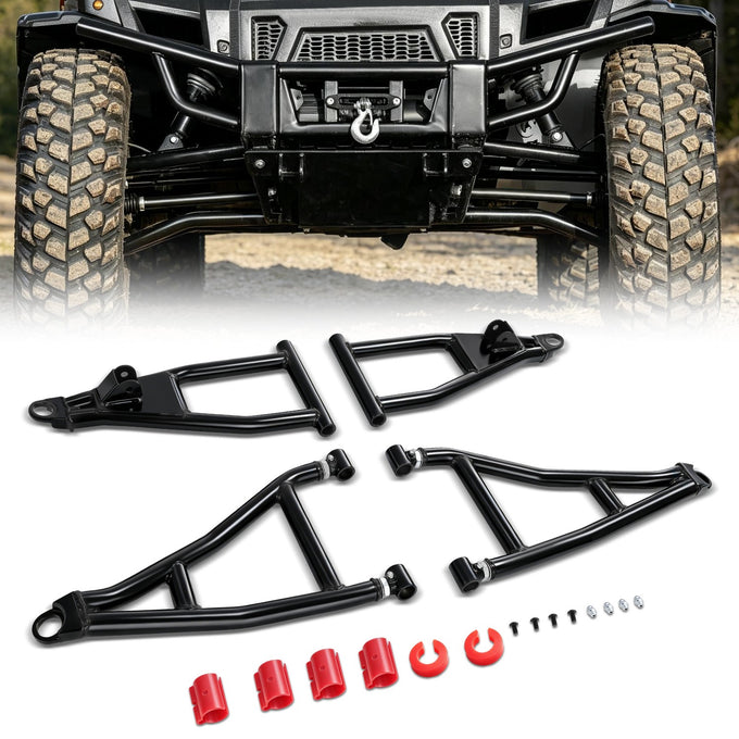 Pair Front Upper + Lower Control A-Arms<br>15-16 Polaris Ranger XP 570, 13-19 XP 900