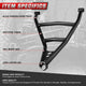 1.25 in. OD Front Upper + Lower Control A-Arms <br>17-21 Can-Am Maverick X3 R