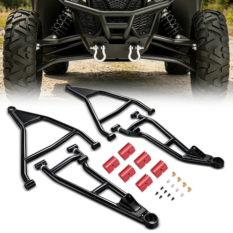 Pair Front Upper + Lower Control A-Arms<br>17-25 Can-Am Maverick X3 R RR Max, 2018 900 HO
