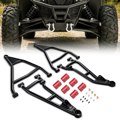 Pair Front Upper + Lower Control A-Arms<br>17-25 Can-Am Maverick X3 R RR Max, 2018 900 HO