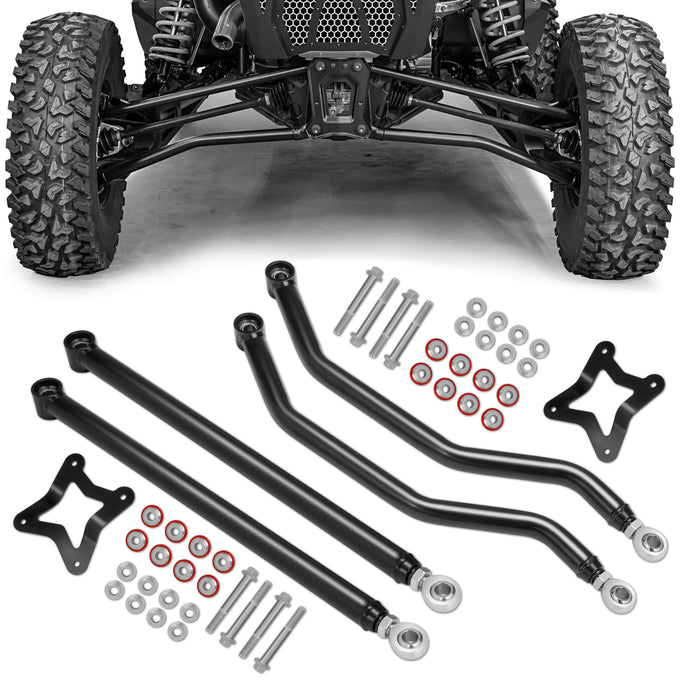 Set of 4 Front Radius-Arms (Upper & Lower) <br> 14-23 Polaris RZR XP 1000, Turbo, XP 4 1000, Turbo