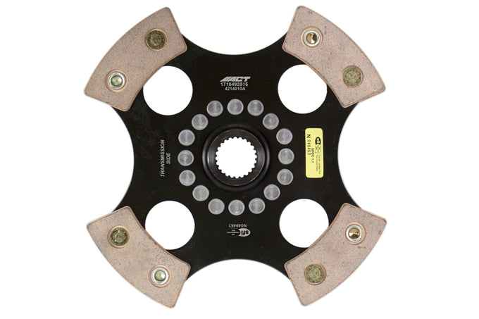 4 Pad Rigid Race Clutch Disc <br> 02-16 Honda Accord Civic Acura RSX TSX ILX