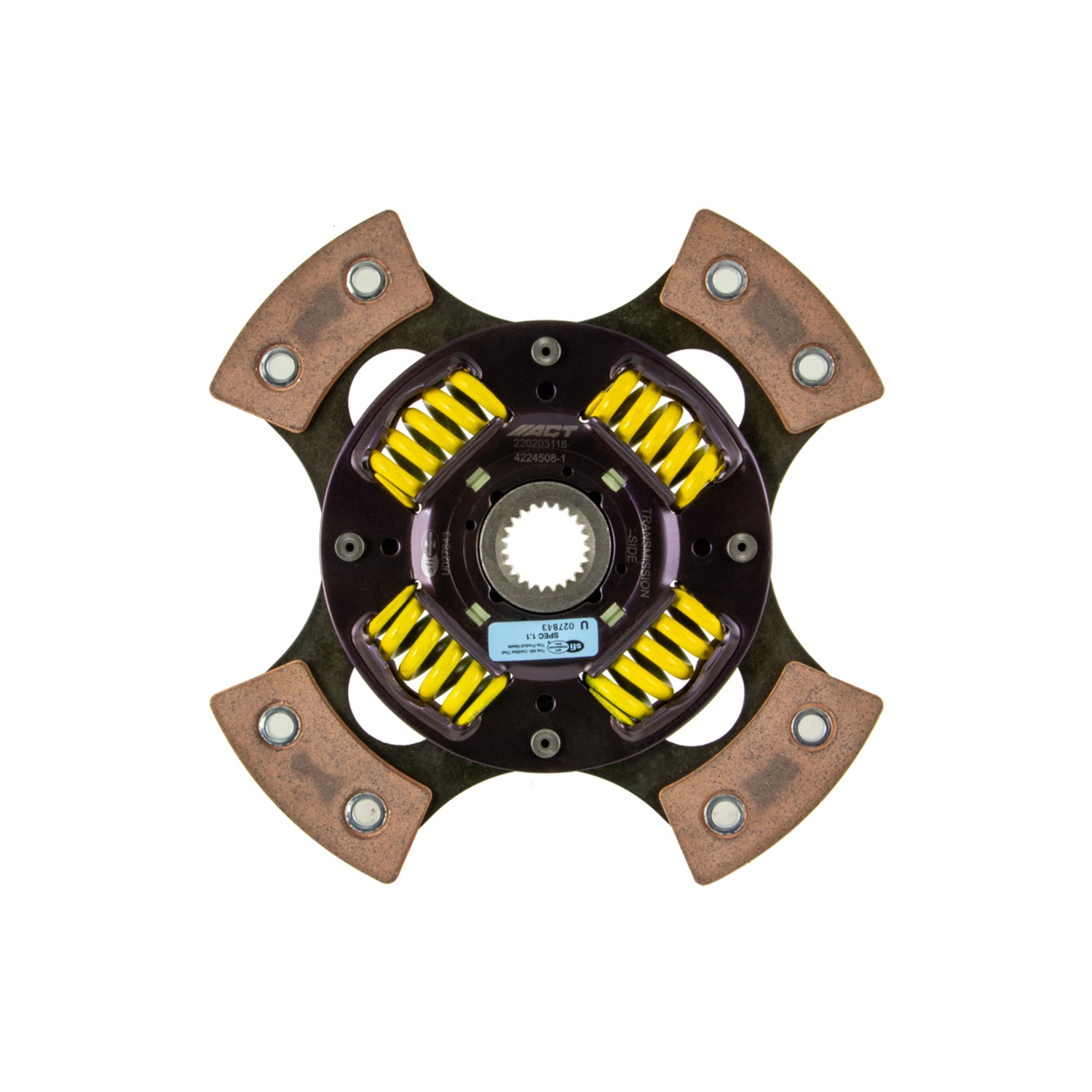 4 Pad Sprung Race Clutch Disc <br> 2006-2015 Mazda MX-5 Miata