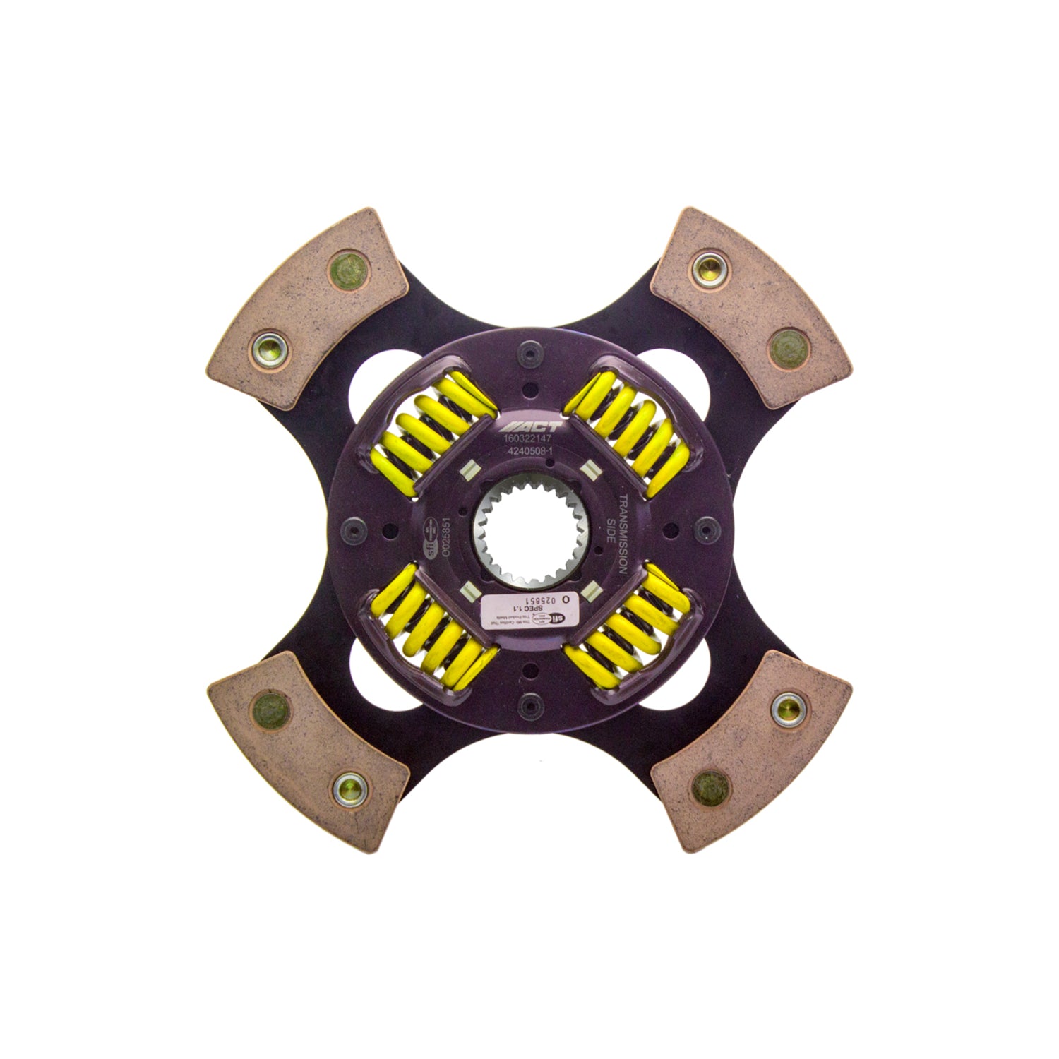 4 Pad Sprung Race Clutch Disc <br> 2008-2009 Dodge Caliber