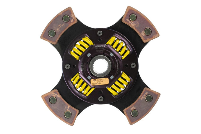 4 Pad Sprung Race Clutch Disc <br> 03-17 Honda Accord 03-08 Acura TL CL