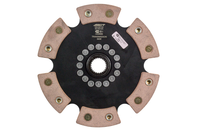 6 Pad Rigid Race Clutch Disc <br> 02-16 Honda Accord Civic Acura RSX TSX ILX