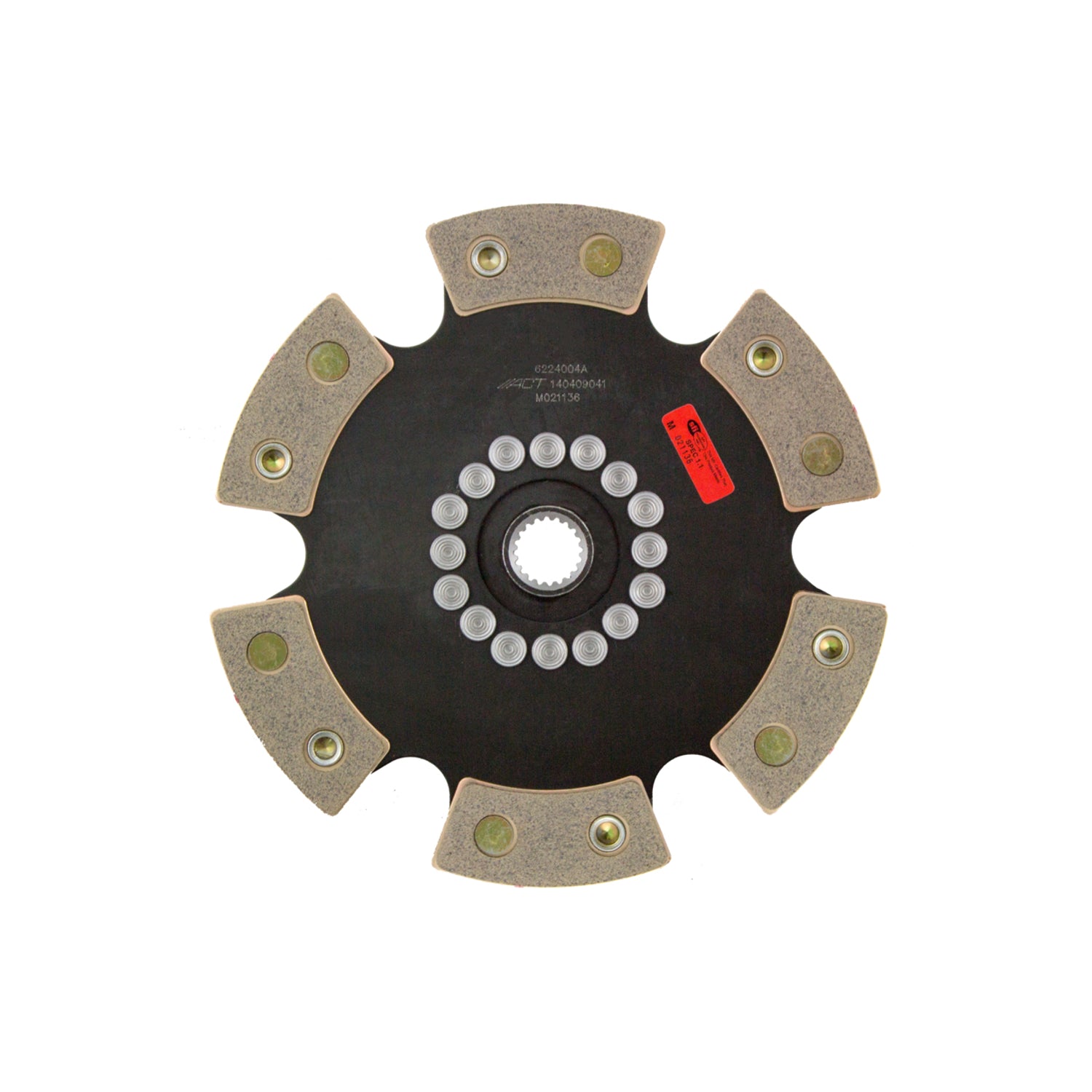 6 Pad Rigid Race Clutch Disc <br> 01-08 Hyundai Santa Fe Sonata Tiburon Kia Optima