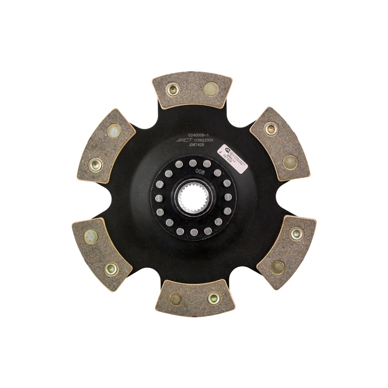 6 Pad Rigid Race Clutch Disc <br> 1999-2004 Porsche 911 2000-2004 Boxster