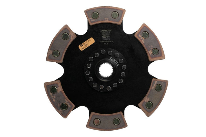6 Pad Rigid Race Clutch Disc <br> 03-17 Honda Accord 03-08 Acura TL CL