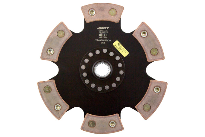 6 Pad Rigid Race Clutch Disc <br> 2004-2009 Audi S4 2007-2008 RS4