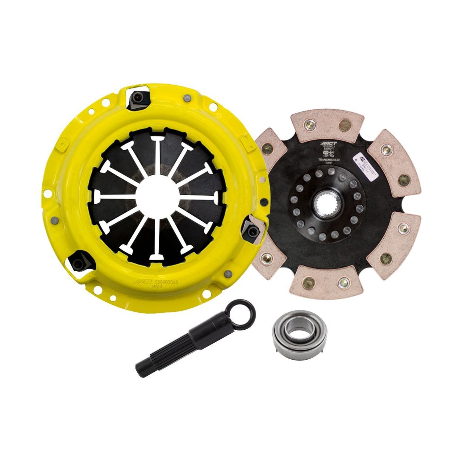 Heavy Duty Race Rigid 6 Pad Clutch Kit <br> 1986-1989 Acura Integra
