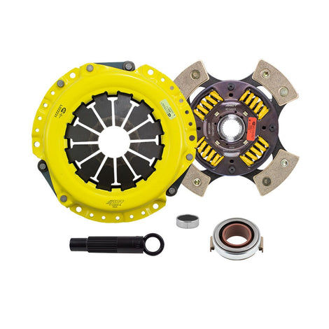 Heavy Duty Race Sprung 4 Pad Clutch Kit <br> 05-11 Honda Civic Acura RSX TSX