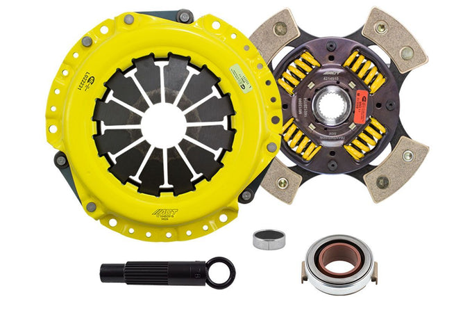 Heavy Duty Race Sprung 4 Pad Clutch Kit <br> 05-11 Honda Civic Acura RSX TSX