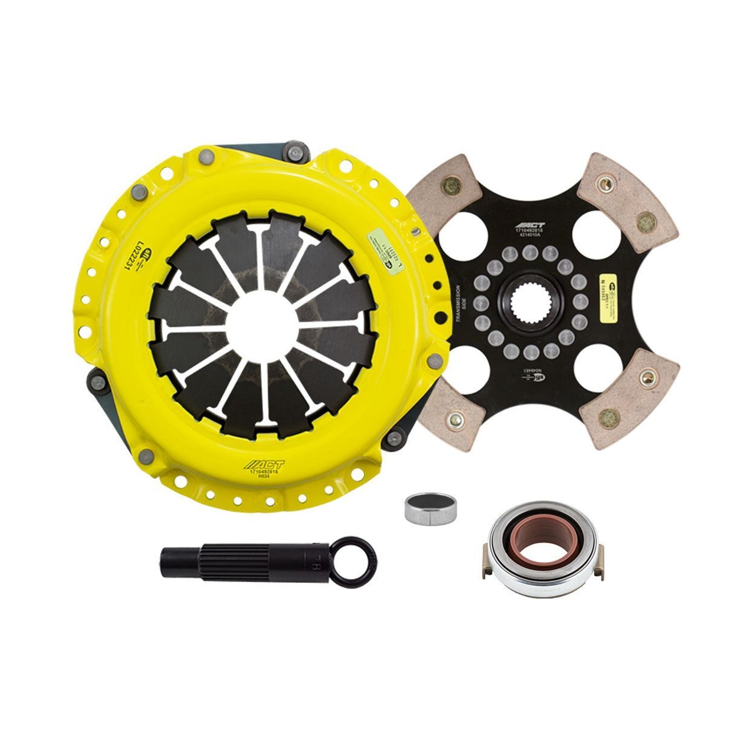 Heavy Duty Race Rigid 4 Pad Clutch Kit <br> 05-11 Honda Civic Acura RSX TSX