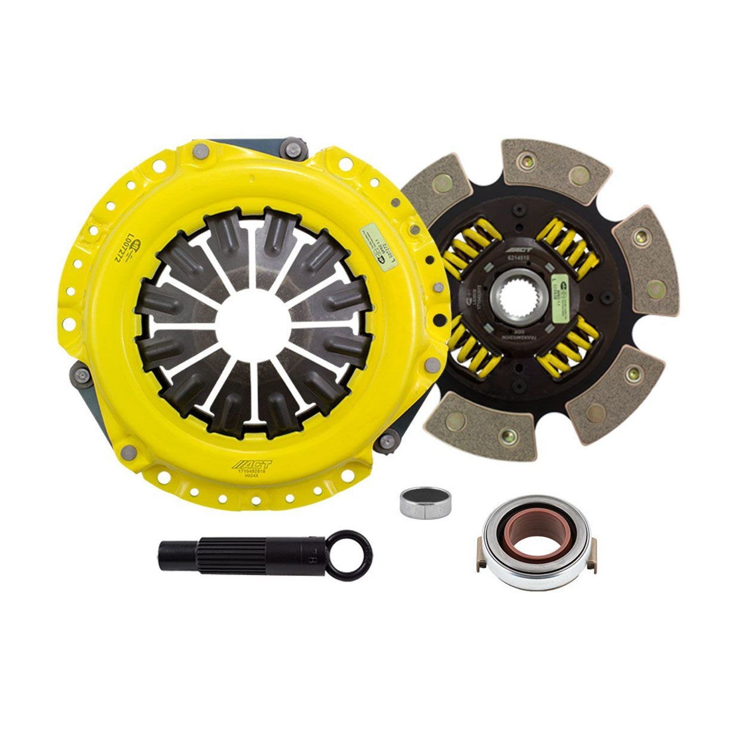 Extreme Race Sprung 6 Pad Clutch Kit <br> 05-11 Honda Civic Acura RSX TSX
