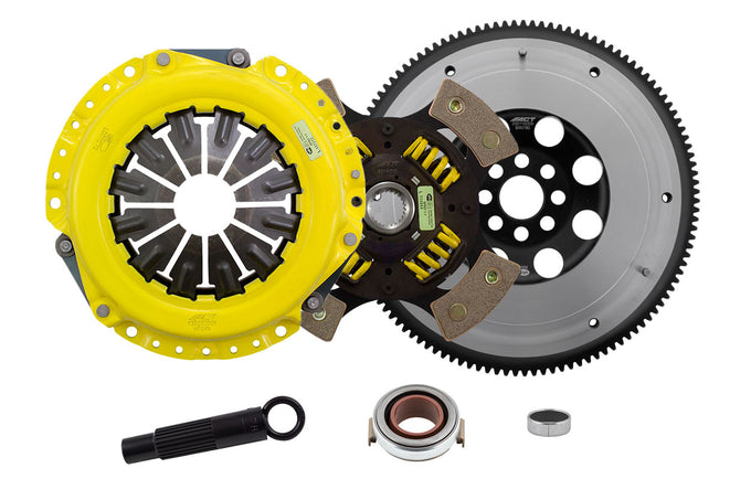 Extreme Race Sprung 4 Pad Clutch Kit <br> 03-15 Honda Civic Accord 09-15 Acura TSX ILX