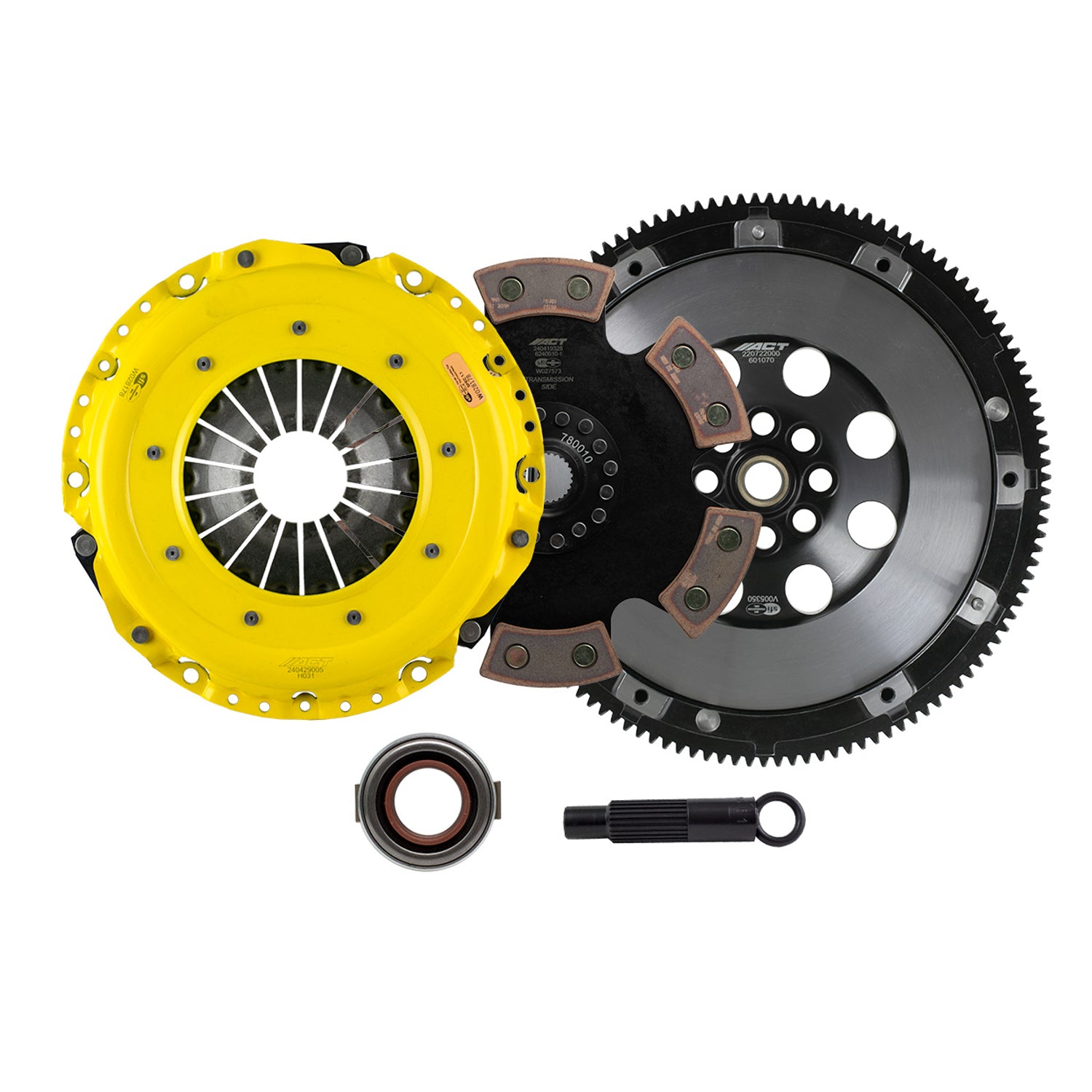 Heavy Duty Race Rigid 6 Pad Clutch Kit <br> 03-07 Honda Accord 03-06 Acura TL CL