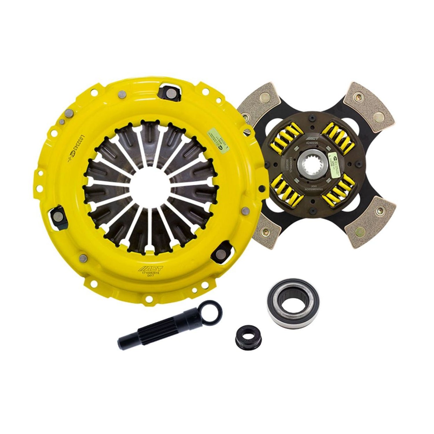 Heavy Duty Race Sprung 4 Pad Clutch Kit <br> 2003-2005 Dodge Neon