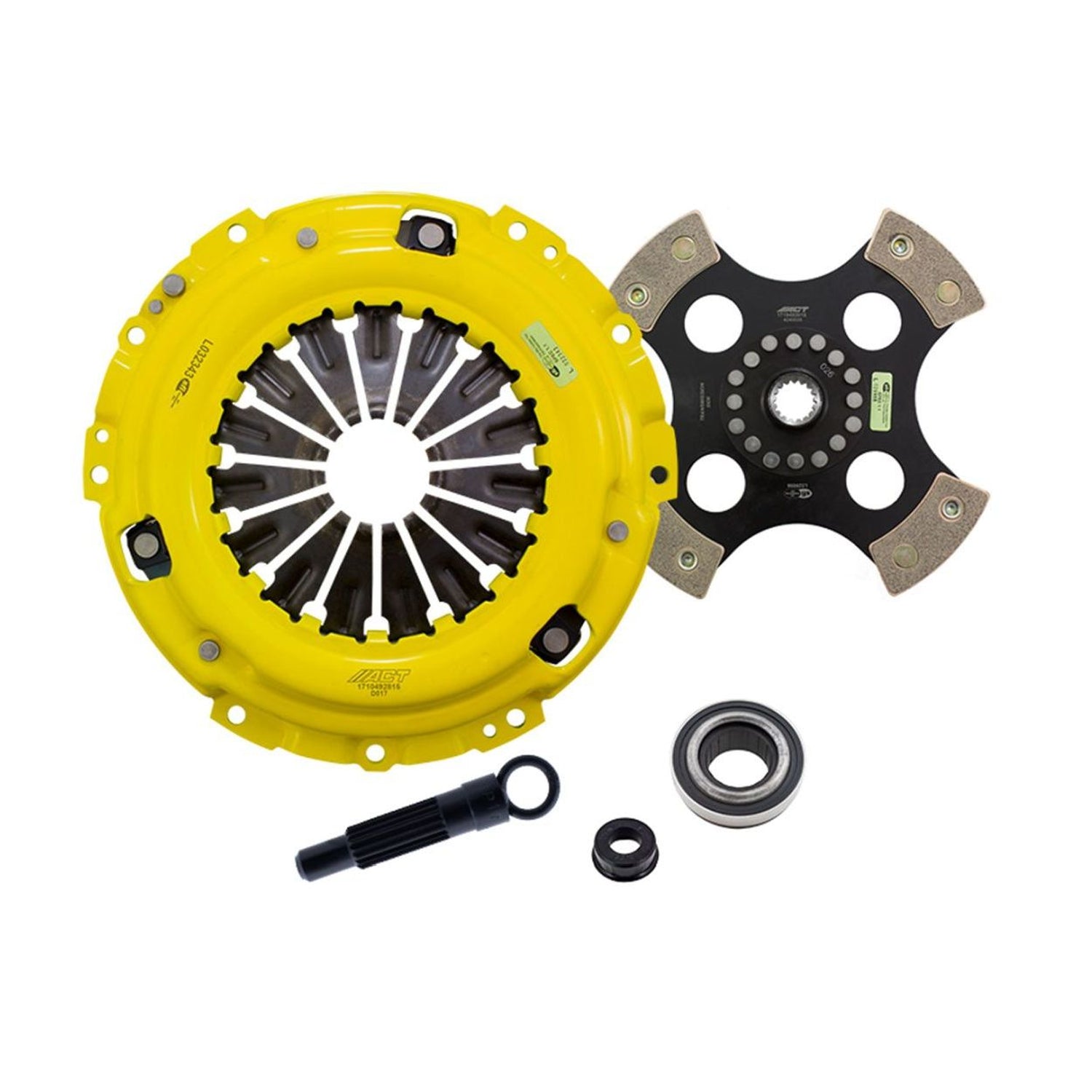 Heavy Duty Race Rigid 4 Pad Clutch Kit <br> 2003-2005 Dodge Neon