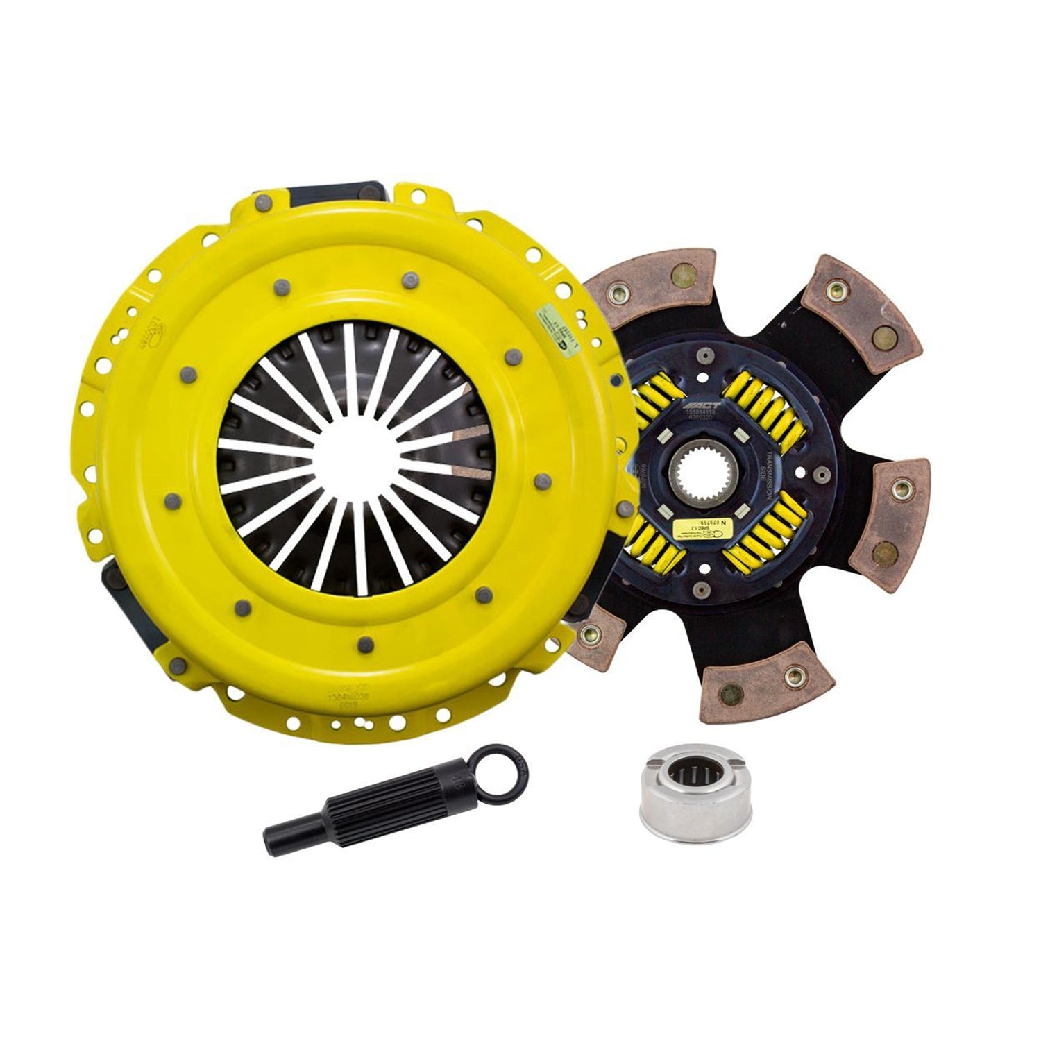 Heavy Duty Race Sprung 6 Pad Clutch Kit <br> 2005-2010 Ford Mustang