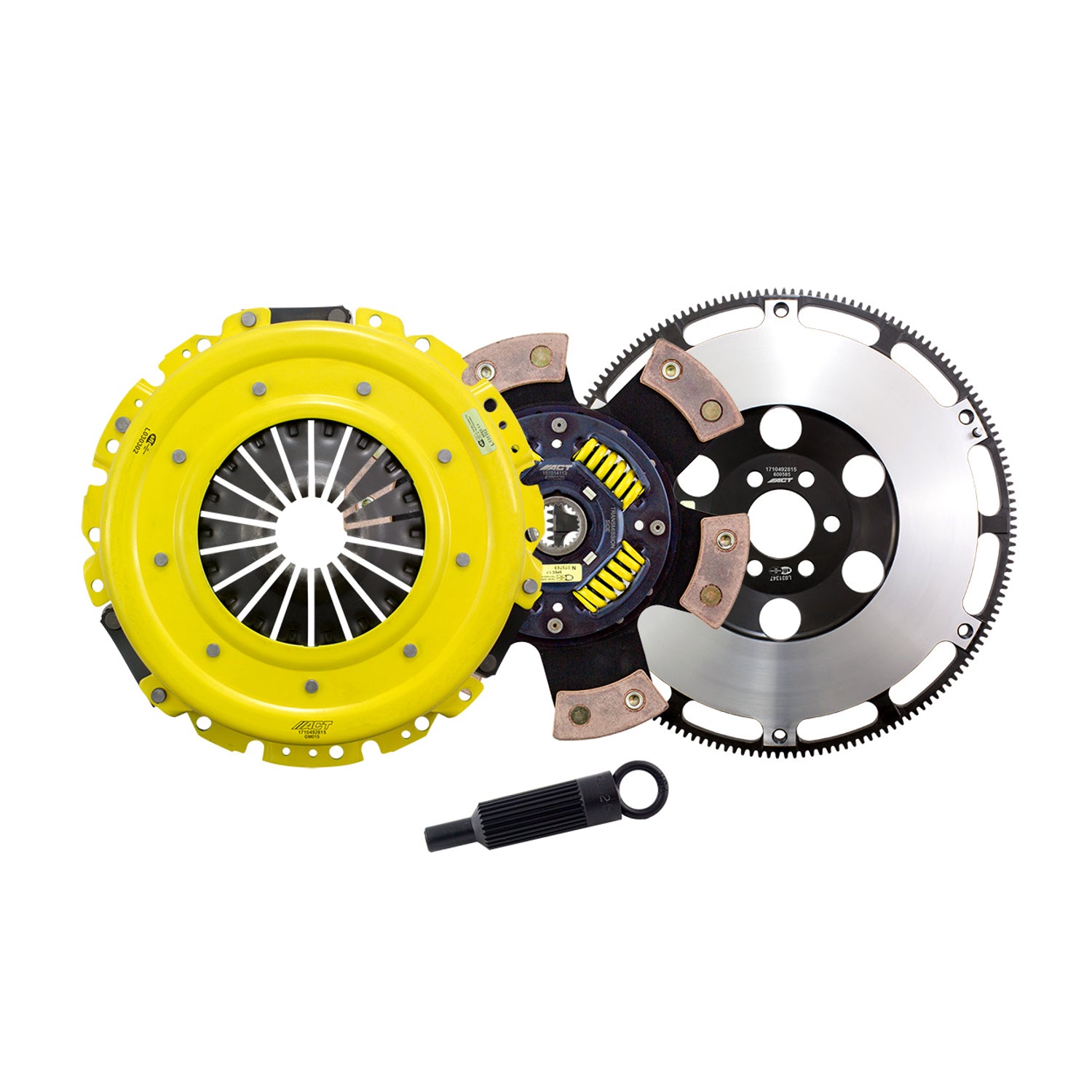 Heavy Duty Race Sprung 6 Pad Clutch Kit <br> 09-13 Chevy Corvette 10-15 Camaro