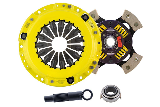 Extreme Race Sprung 4 Pad Clutch Kit <br> 90-02 Honda Accord 92-01 Prelude Acura CL