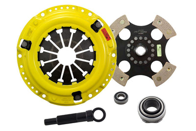 Heavy Duty Race Rigid 4 Pad Clutch Kit <br> 1989-1991 Honda Civic CRX
