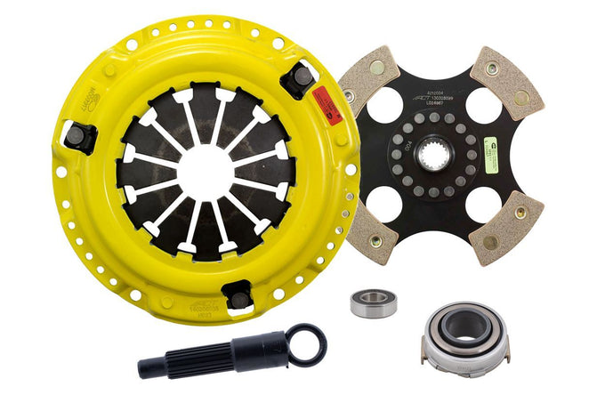 Heavy Duty Race Rigid 4 Pad Clutch Kit <br> 92-05 Honda Civic del Sol Acura EL