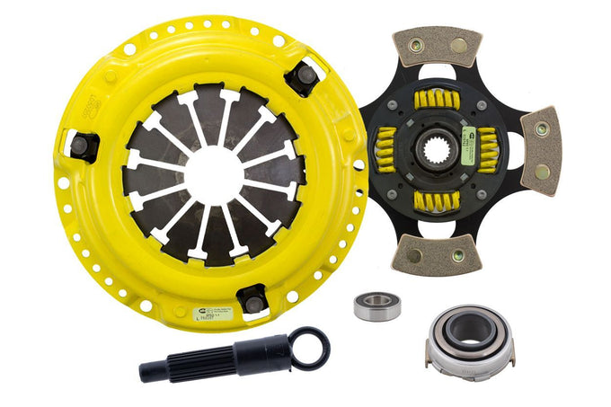 Max Extreme Race Sprung 4 Pad Clutch Kit <br> 92-05 Honda Civic del Sol Acura EL