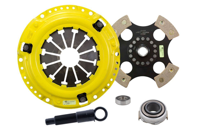 Max Extreme Race Rigid 4 Pad Clutch Kit <br> 92-05 Honda Civic del Sol Acura EL