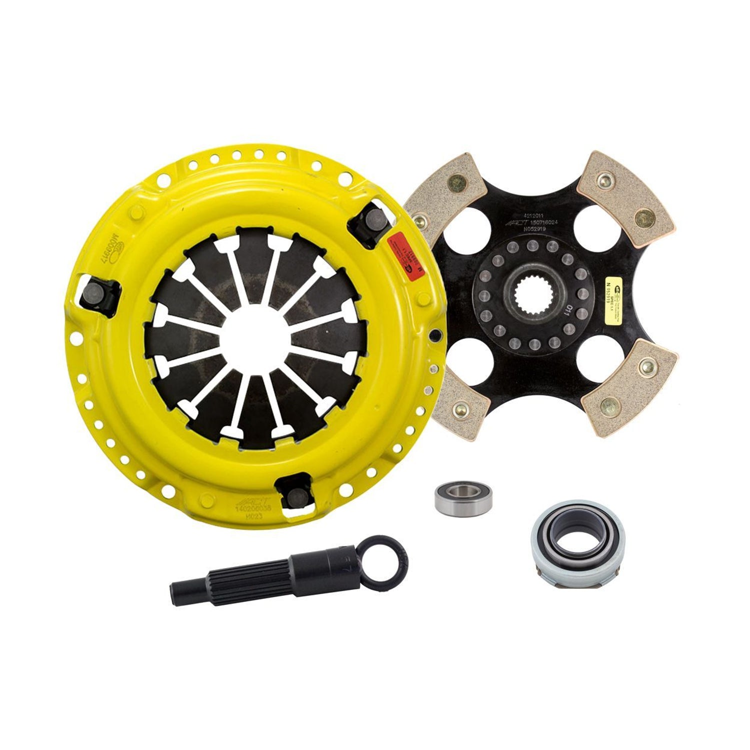 Heavy Duty Race Rigid 4 Pad Clutch Kit <br> 1988 Honda Civic