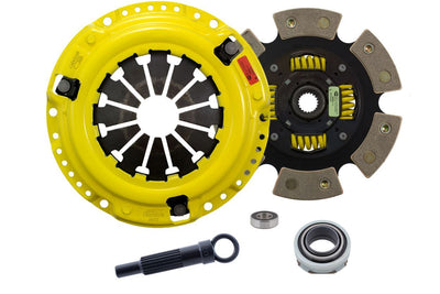 Heavy Duty Race Sprung 6 Pad Clutch Kit <br> 1989-1991 Honda Civic