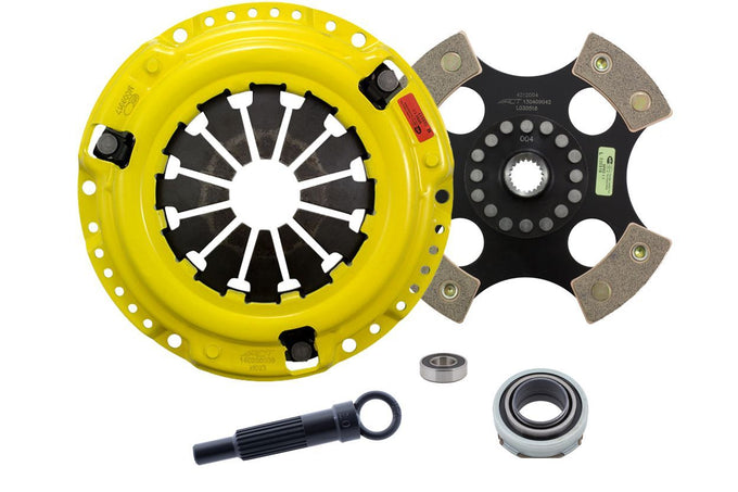 Heavy Duty Race Rigid 4 Pad Clutch Kit <br> 1989-1991 Honda Civic