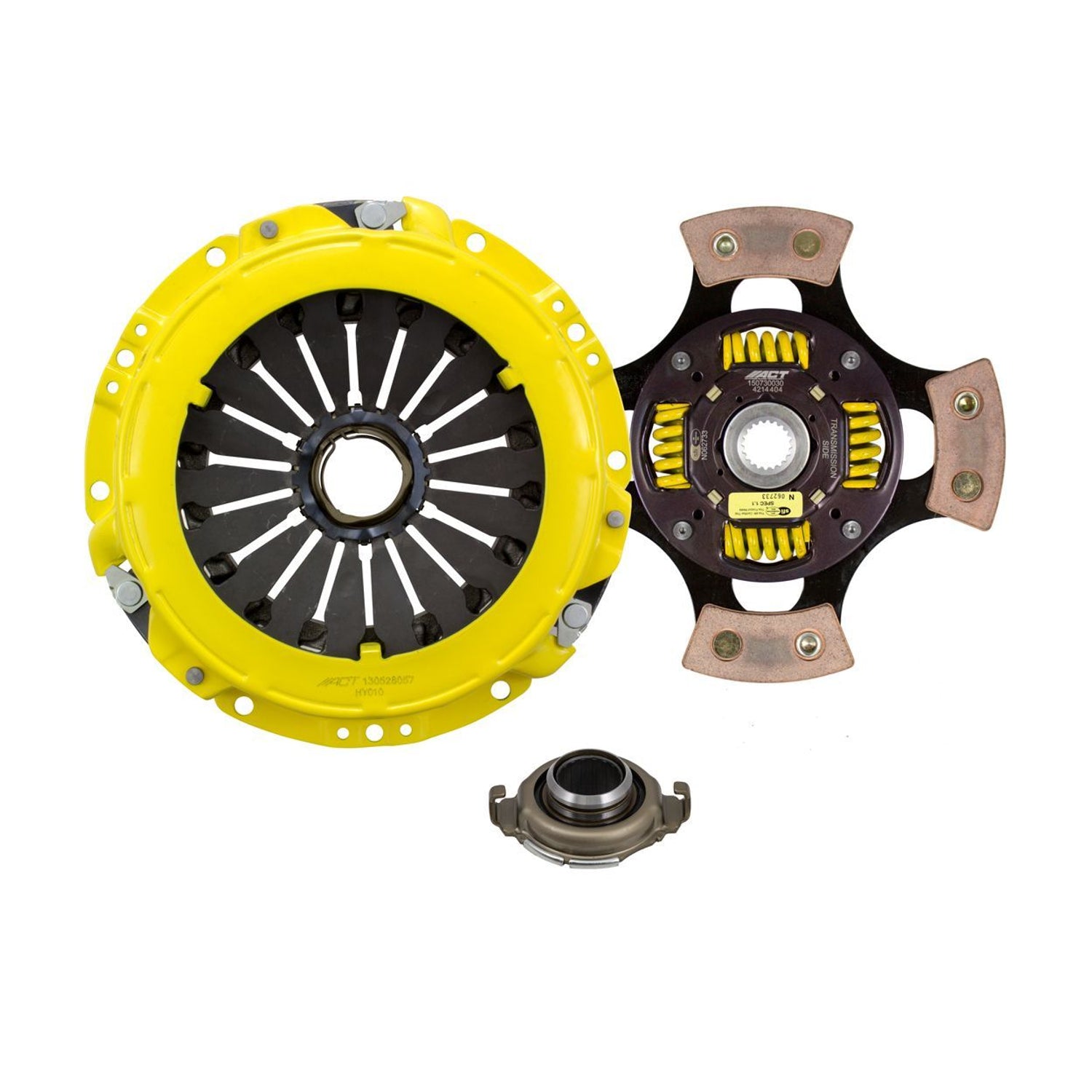 Heavy Duty Race Sprung 4 Pad Clutch Kit <br> 96-08 Hyundai Elantra Tiburon