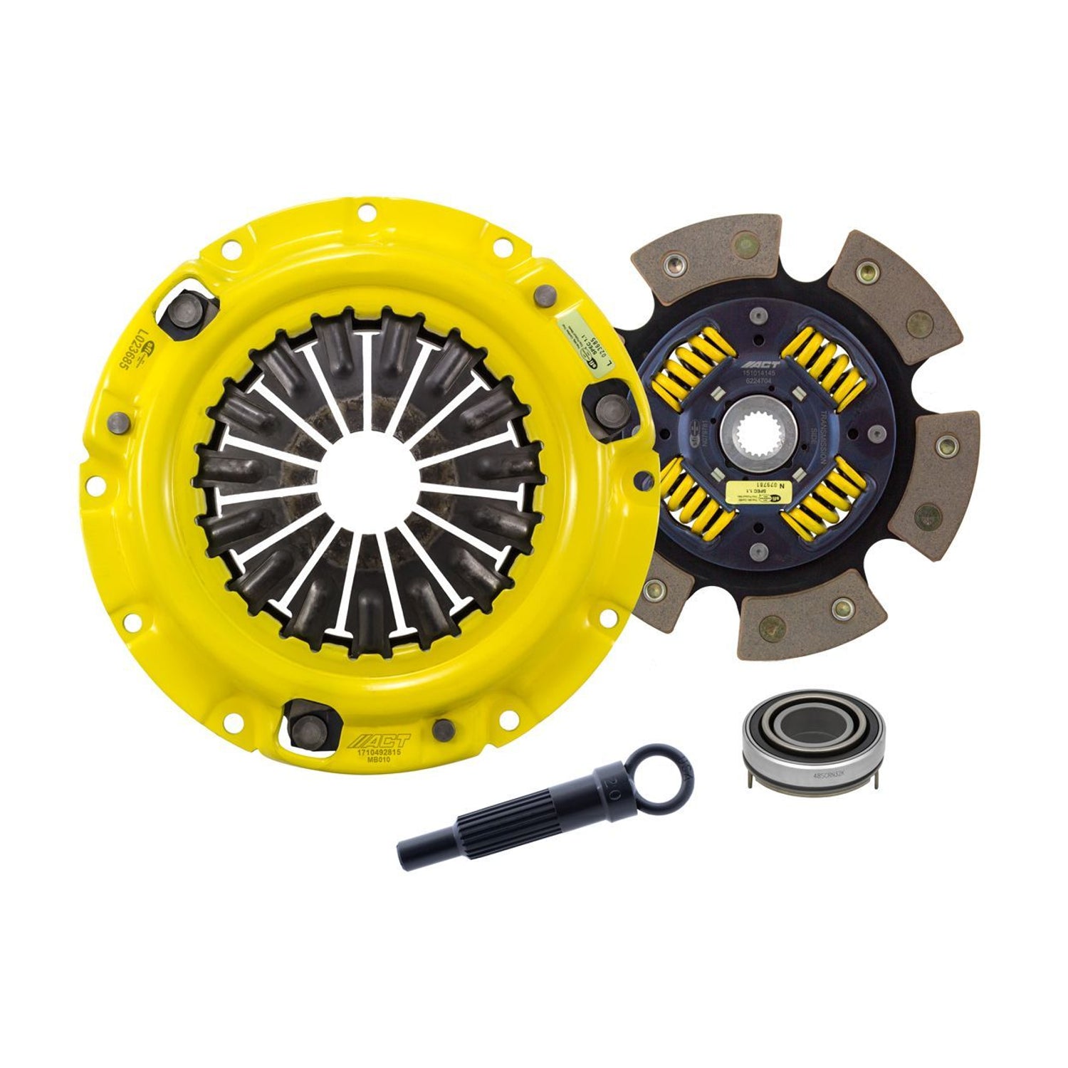 Heavy Duty Race Sprung 6 Pad Clutch Kit <br> 90-05 Dodge Chrysler Eagle Plymouth Mitsubishi