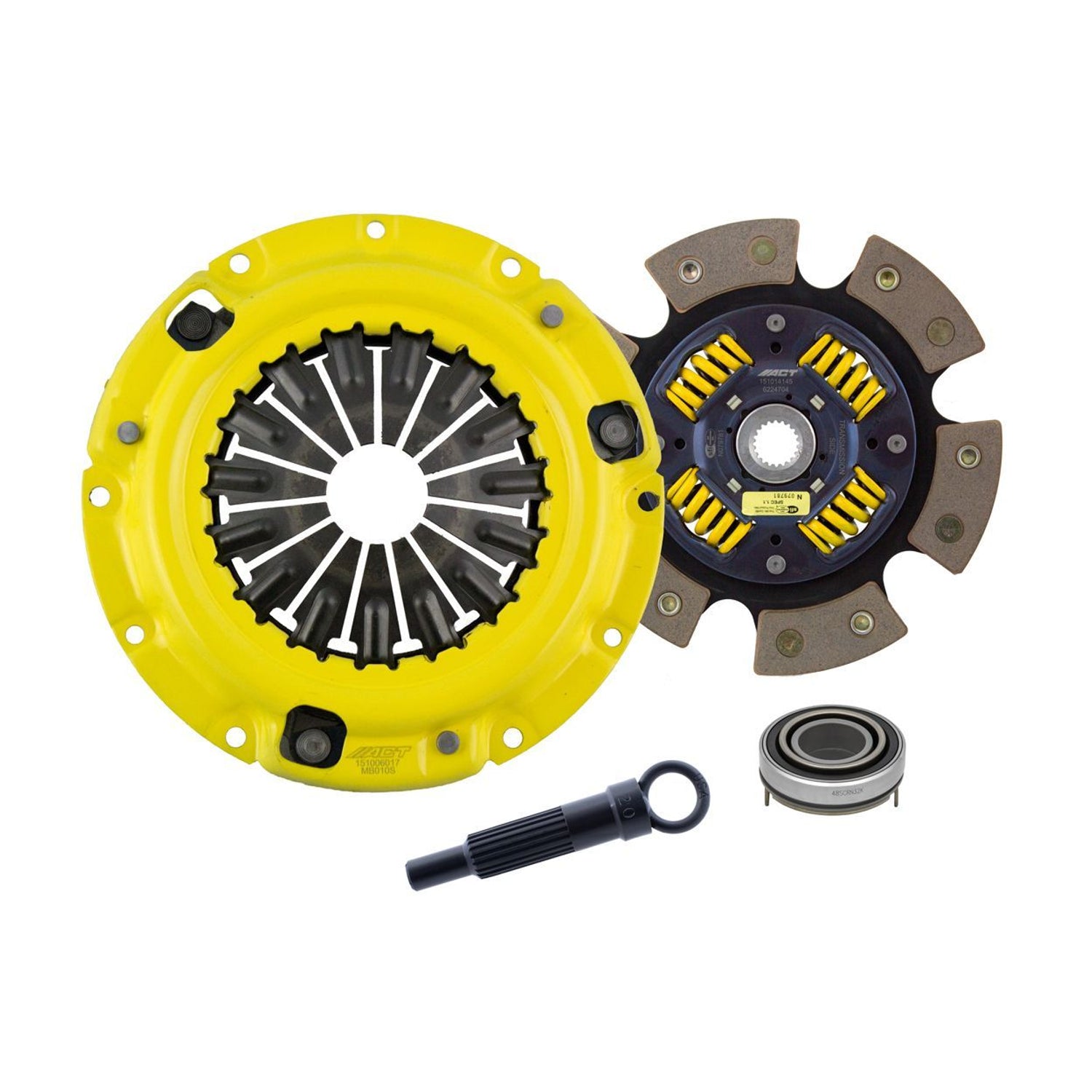 Sport Race Sprung 6 Pad Clutch Kit <br> 90-05 Dodge Chrysler Eagle Plymouth Mitsubishi