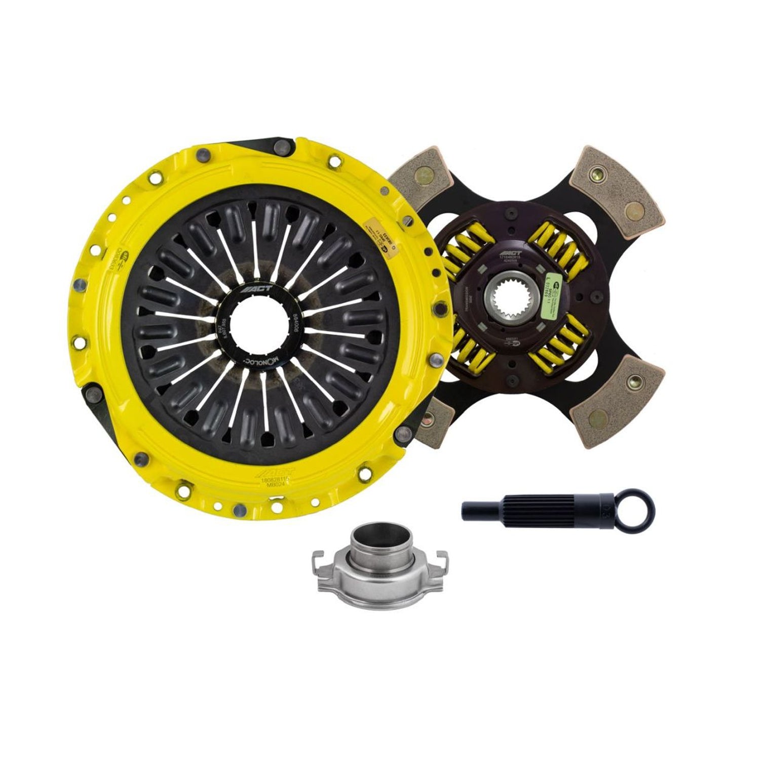 HD Race Sprung 4 Pad Clutch Kit with Monoloc <br> 2000-2005 Mitsubishi Eclipse