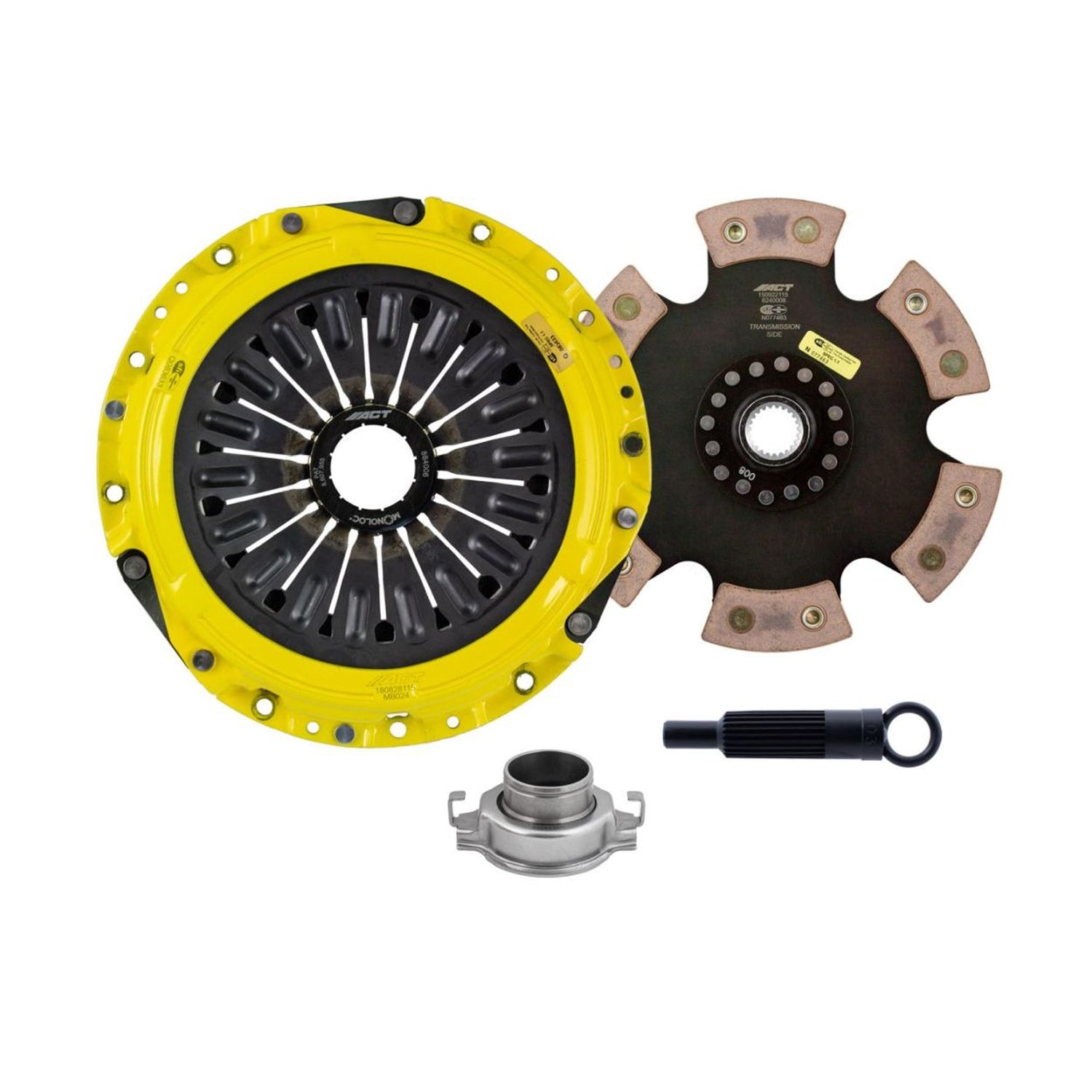 Heavy Duty Race Rigid 6 Pad Clutch Kit w/Monoloc <br> 2000-2005 Mitsubishi Eclipse
