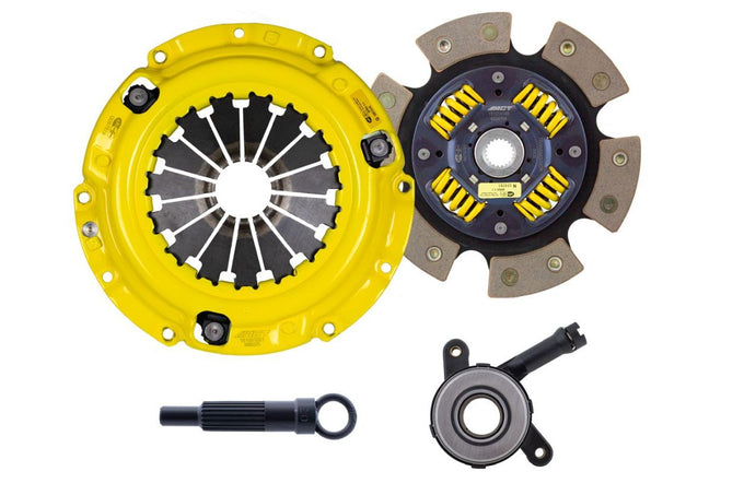 Heavy Duty Race Sprung 6 Pad Clutch Kit <br> 2008-2017 Mitsubishi Lancer