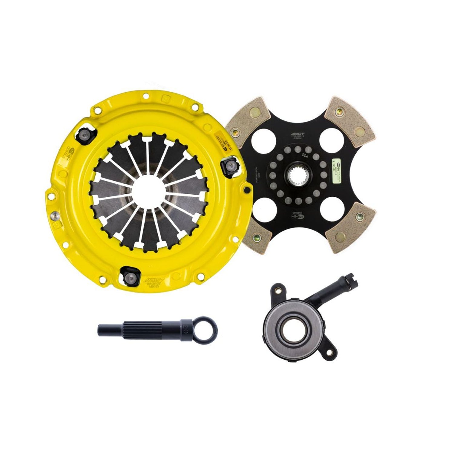 Heavy Duty Race Rigid 4 Pad Clutch Kit <br> 2008-2017 Mitsubishi Lancer