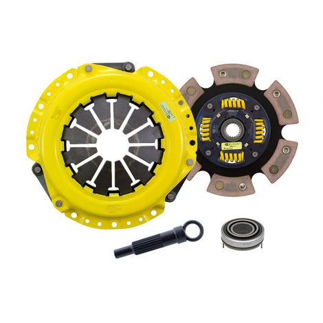 Heavy Duty Race Sprung 6 Pad Clutch Kit <br> 89-94 Eagle Plymouth Mitsubishi Hyundai