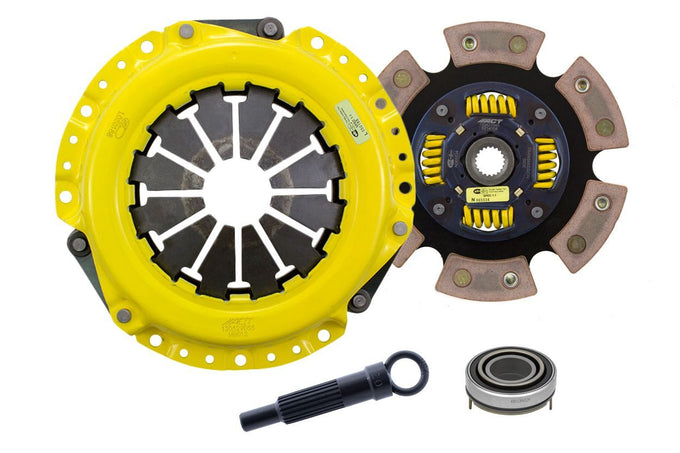 Heavy Duty Race Sprung 6 Pad Clutch Kit <br> 89-94 Eagle Plymouth Mitsubishi Hyundai