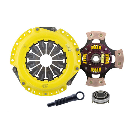 Extreme Race Sprung 4 Pad Clutch Kit <br> 89-94 Eagle Plymouth Mitsubishi Hyundai